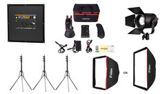 AbelCine Essential 3-Light Kit with Modifiers & Stands