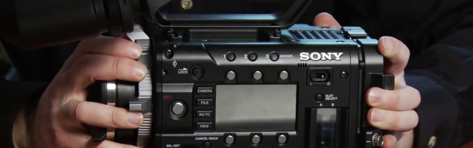 Header image for article At the Bench: Introduction to the Sony PMW-F55