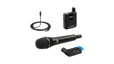 Sennheiser AVX Combo Set with Camera-Mountable Digital Wireless Handheld Microphone and Lavalier