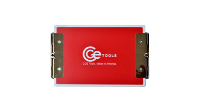 CGE Tools Double-Clip Clipboard - Red