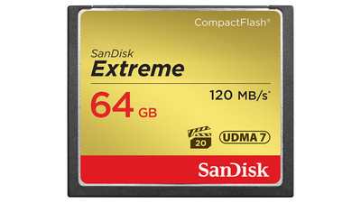 SanDisk Extreme CompactFlash Memory Card - 64GB