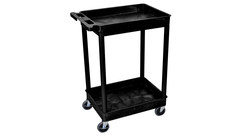 Luxor 18" x 24" Large Tub Cart with Two Shelves