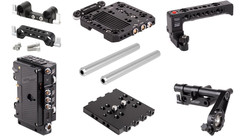 AbelCine Wooden Camera RED DSMC2 Accessory Bundle with Easy Top Plate & D-Box - Gold Mount