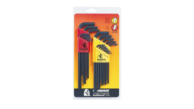 Bondhus 22199 Hex L-Wrench Double Pack (.050 - 3/8" & 1.5 - 10mm)