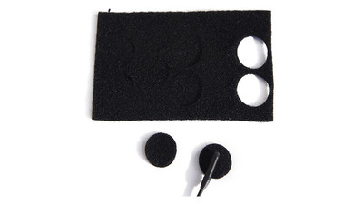 Rycote Undercovers - Black (100 Pack with Stickies)