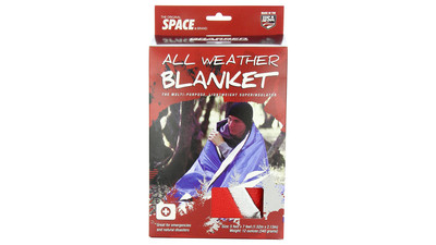 Grabber Outdoors All Weather Space Blanket - Red