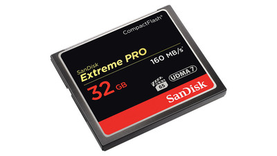 SanDisk Extreme PRO CompactFlash Memory Card - 32GB