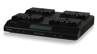 Core SWX XC-4LAD Digital Simultaneous Quad Charger - Gold Mount