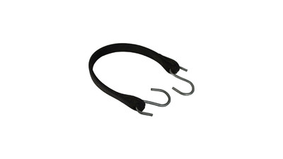 Rubber Heavy Duty Tie-Down Strap with S-Hook - 10"