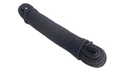 100' #8 Cotton Sash Cord - 1/4", Black