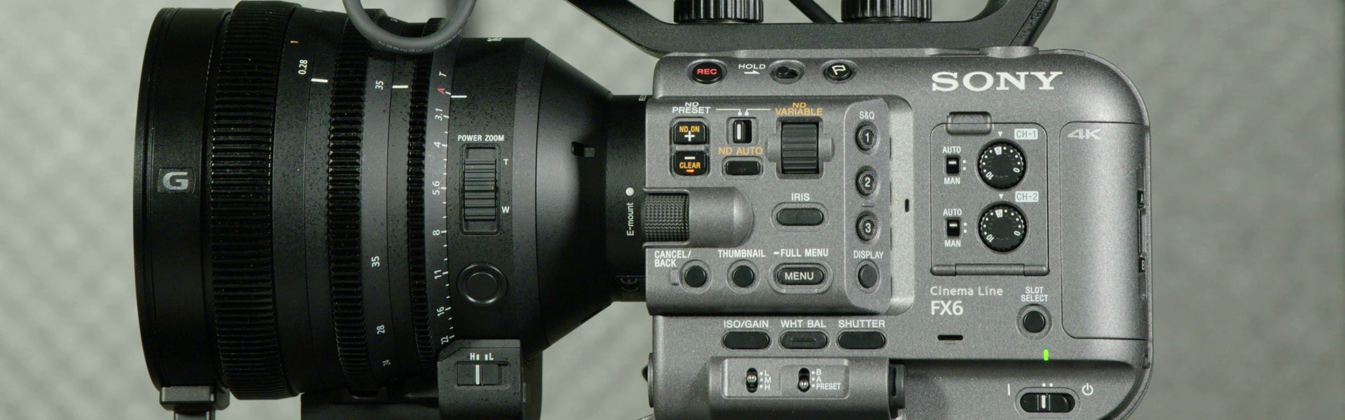 Header image for article First Look: Sony FX6 Full-Format Digital Cinema Camera