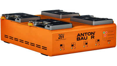 Anton/Bauer Dionic 26V LPD Quad Gold Mount Plus Discharger