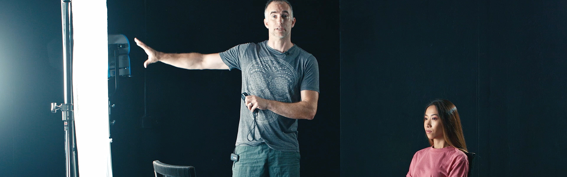 Header image for article LED vs HMI ARRI Lighting, with Rubidium Wu