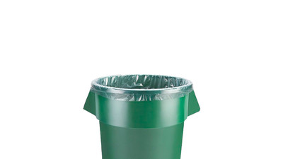 Uline 44-55 Gallon Trash Liners - 1.5 Mil, Clear (10-Pack)